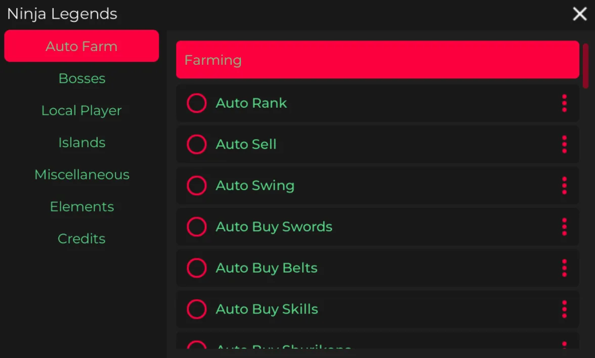 Ninja Legends Script