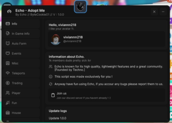 Echo Adopt Me Script