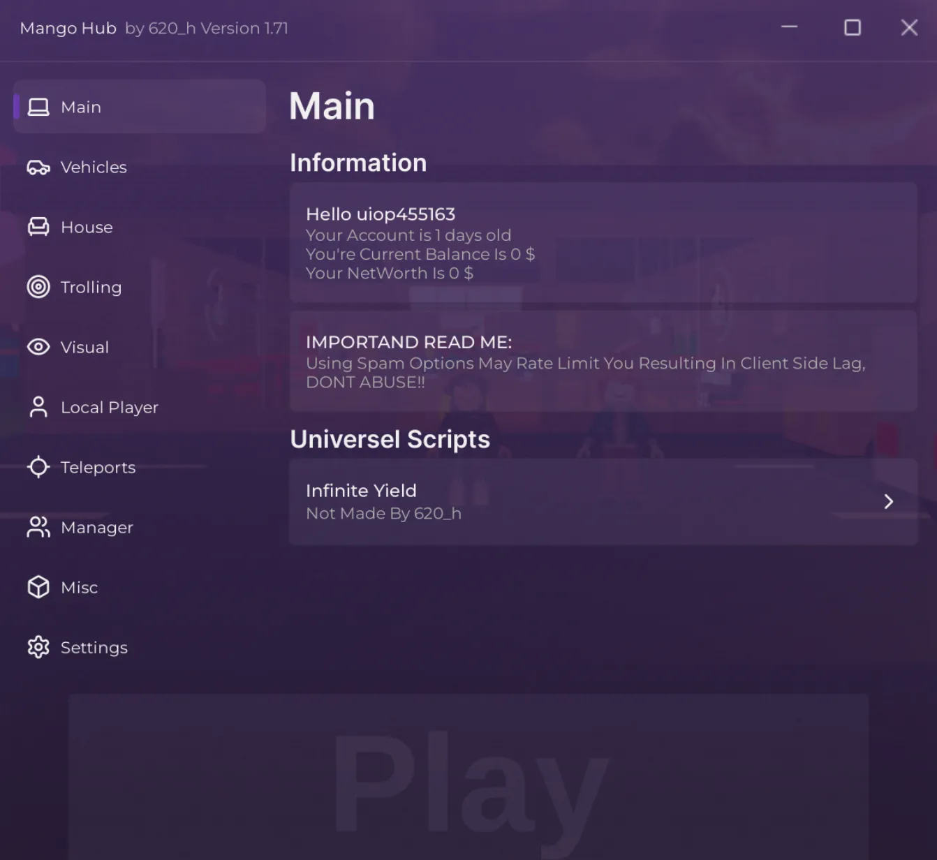 Mango Hub No Key Script